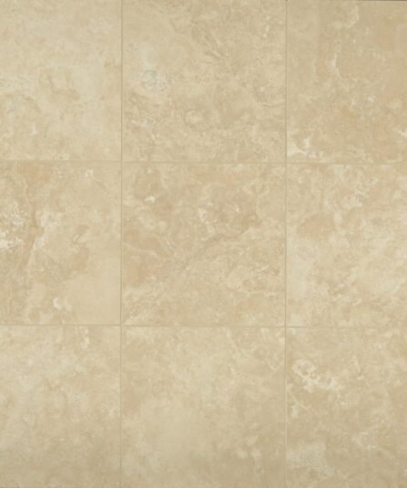 Durango 18" x 18" Filled & Honed Travertine Tile - Beveled Edge For Bathroom 100000511