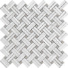 ANDALUSIA Polished Bianco Carrara, Eastern Beige 0.4x1.7 + 0.3x0.3 Tiles For Swimming Pool KB-B05