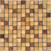 COPPER KETTLE Glossy| Foiled Glass, Resin, Stone 0.9x0.9 Tiles For Living Room BDA-2321