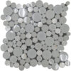 GLACIER BEACH Glossy| Matte Glass, Shell, Mother of Pearl Tiles For Bathroom MOK-015