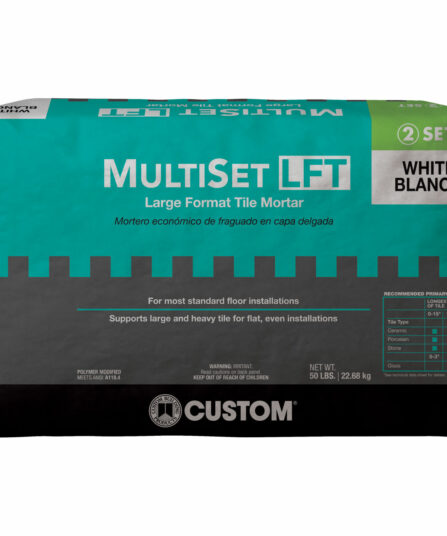 Custom Multi-Set LFT Thin-Set in White - 50 lb.Bag For Dining Area CUSMRT-MSLFTW-50