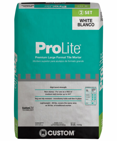 Custom ProLite Thin-Set in White - 30 lb. Bag For Living Room CUSMRT-PLW-30