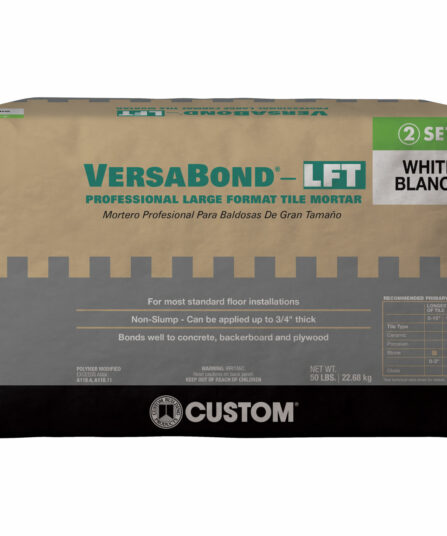 Custom Versabond LFT Thin-Set in White - 50lb. Bag For Kitchen CUSMRT-VBLFTW-50