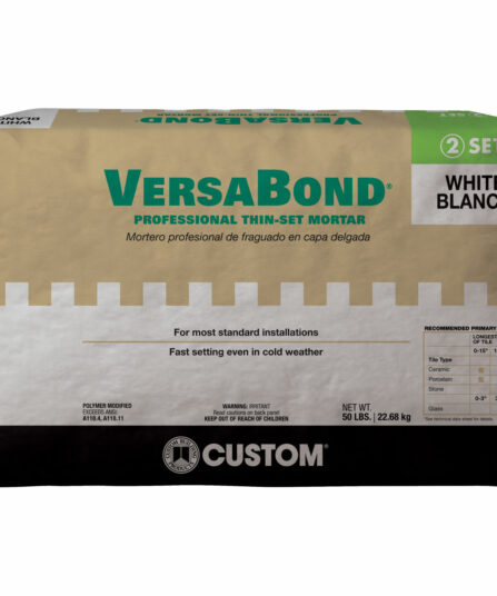Custom Versabond Thin-Set in White - 50 lb. Bag For Living Room CUSMRT-VBW-50