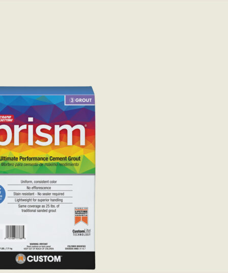 Custom Prism #381 Bright White 17lb. Sanded Grout For Kitchen CUSPSM-381-17