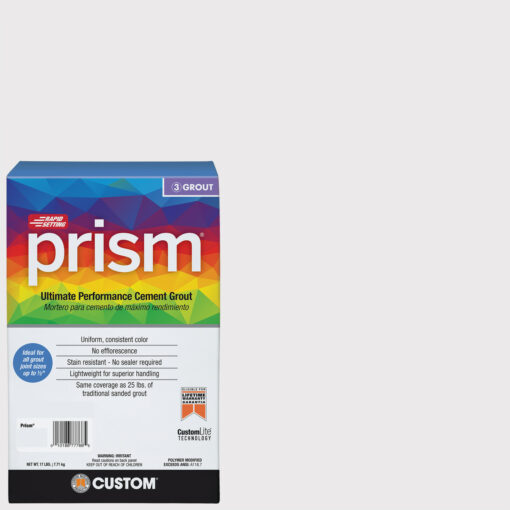 Custom Prism #642 Ash 17lb. Sanded Grout For Kitchen CUSPSM-642-17