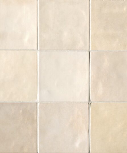 Cloe 5" x 5" Ceramic Tile in Creme For Living Room DECCLOCRE55G