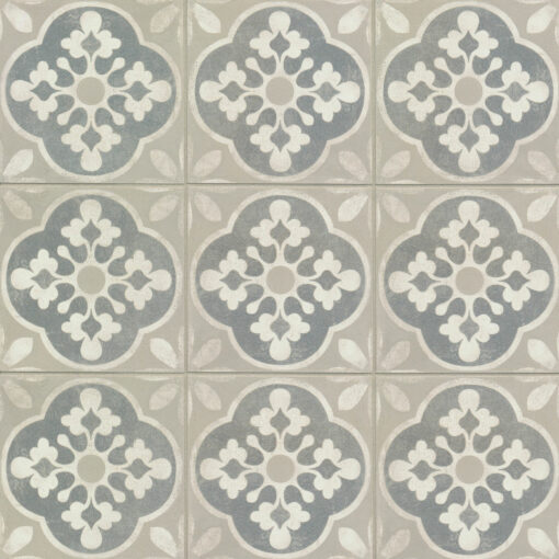 Enchante 8" x 8" Matte Porcelain Decorative Tile in Charm For Bathroom FIOENCCHA88DECO