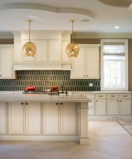 Pearl Glazed Kitchen Cabinet For Kitchen H9