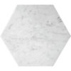 CARRARRA HEX 10X10 HONED Honed Bianco Carrara 10x10 Tiles For Living Room KB-G10H