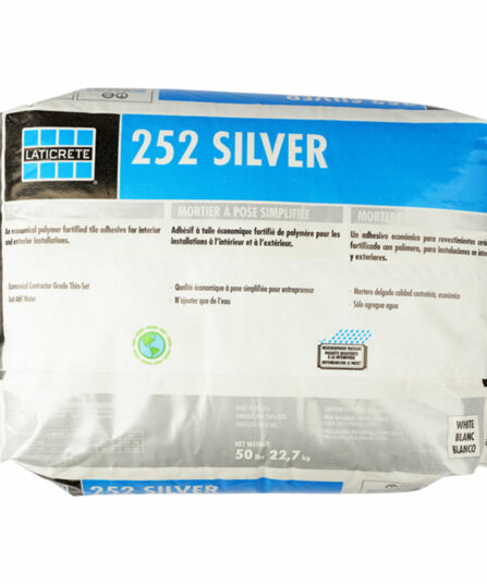 Laticrete 252 Silver Multipurpose Thinset in White - 50 lb. Bag For Living Room LAT252AGW50