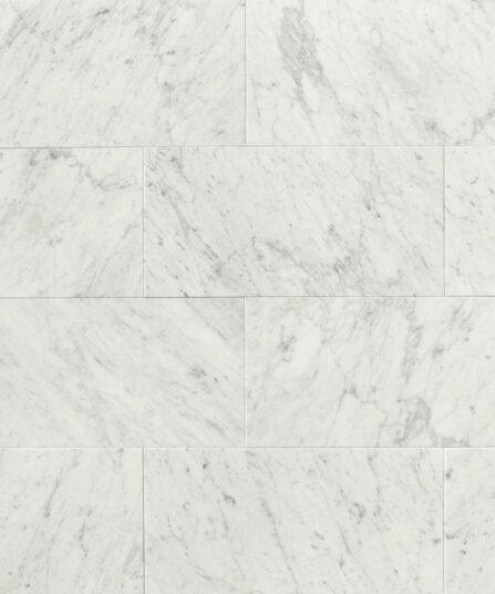 White Carrara 12" x 24" Floor & Wall Tile For Kitchen MRBWHTCAR1224H