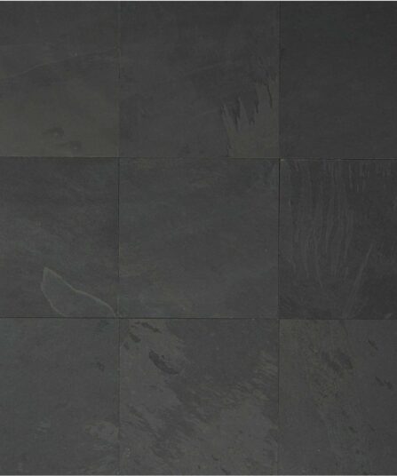 Black Pearl 12" x 12" Gauged Slate Tile For Living Room SLTBLKPRL1212G