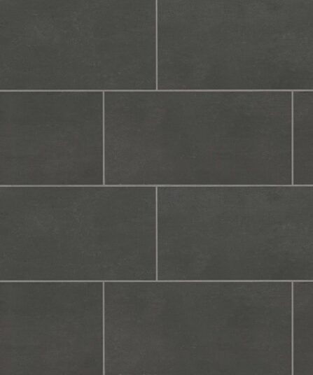 Simply Modern 12" x 24" Floor & Wall Tile in Black For Living Room STPSIMBL1224