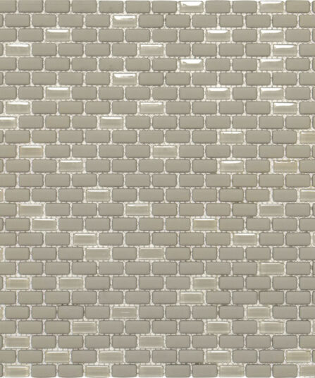 CREPE BRIQUE Matte| Glossy Recycled Glass 04x0.8 Tiles For Comfort Room VRE-05
