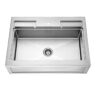 Apron Front Sink Straight 18G: 36"L x 26"W x 10"D(outside) For Kitchen DAFF3626