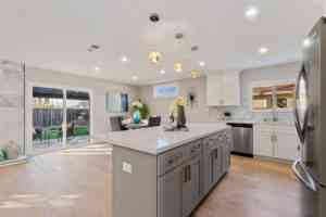 Kitchen cabients and flooring 6