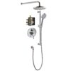 Lake Tahole Shower Set Brushed Nickel For Bathroom DSSLE04BN