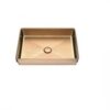 Rose Gold Stainless Steel Vanity Sink Top 18G: 20-1 16'L x 14-3 16'W x 4-3 4"D For Kitchen WBT5136RG