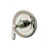 Shower valve trim with lever handle for pressure-balancing valve (requires valve) Brushed Nickel For Bathroom D2230501BN