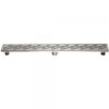 Shower linear drain--14G 304type stainless steel polished satin finish: 36"Lx3"Wx3-1 8"D For Bathroom LHG360304