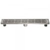 Shower linear drain---14G 304type stainless steel polished satin finish: 24"Lx3"Wx3-1 8"D For Bathroom LIH240304