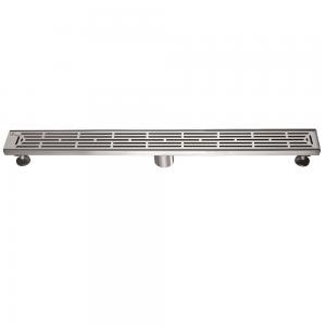 Shower linear drain--14G 304type stainless steel polished satin finish: 32"Lx3"Wx3-1 8"D For Bathroom LIH320304