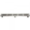 Shower linear drain--14G 304type stainless steel polished satin finish: 32"Lx3"Wx3-1 8"D For Bathroom LPA320304