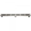 Shower linear drain--14G 304type stainless steel polished satin finish: 36"Lx3"Wx3-1 8"D For Bathroom LPA360304
