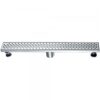 Shower linear drain---14G 304type stainless steel polished satin finish: 24"Lx3"Wx3-1 8"D For Bathroom LRE240304
