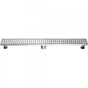 Shower linear drain--14G 304type stainless steel polished satin finish: 32"Lx3"Wx3-1 8"D For Bathroom LTS320304