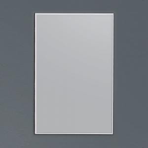 Matte Aluminum Framed Mirror; Overall Size: 20-1 2"L x 3 4"W x 29-1 2"H For Bathroom AFM200129