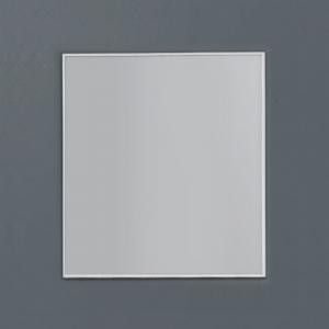 Matte Aluminum Framed Mirror; Overall Size: 23-5 8"L x 3 4"W x 27-9 16"H For Bathroom AFM230127
