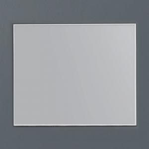 Matte Aluminum Framed Mirror; Overall Size: 31-1 2"L x 3 4"W x 27-9 16"H For Bathroom AFM310127