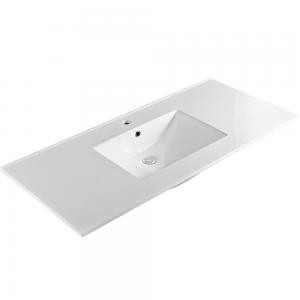 Pure White Ceramic Sink Top For Bathroom AOVS492207-01